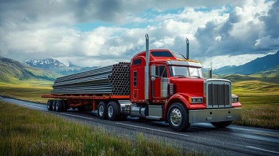 40ft flatbed trailer truck