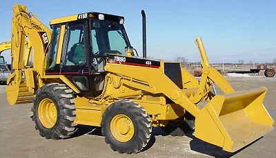 Backhoe tractor